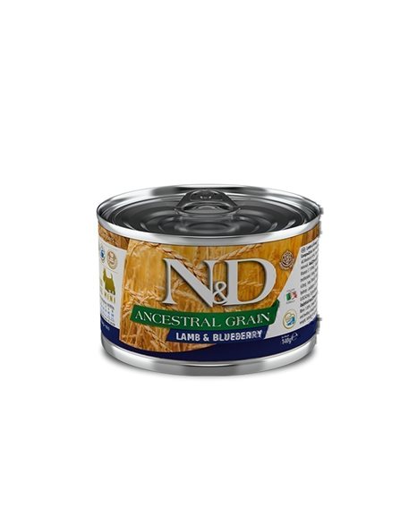N&D Low Grain Adult Mini Αρνί και Μύρτιλλο 140gr