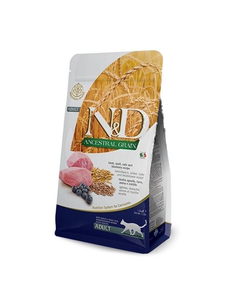 N&D Low Grain Cat Lamb And Blueberry 1,5kg
