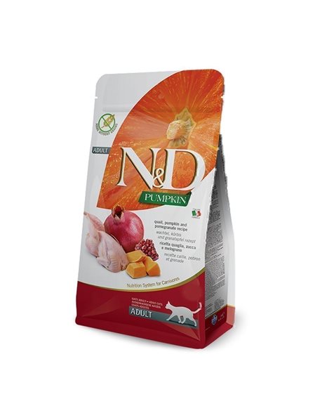N&D Grain Free Pumpkin Quail & Pomegranate Adult Cat 1,5kg