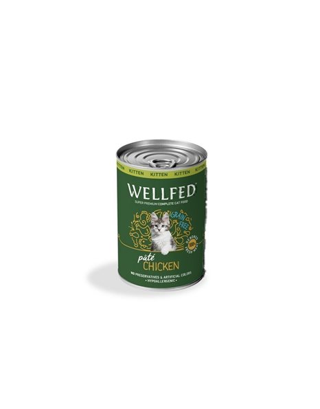 Naturest Wellfed Kitten Chicken And Salmon With Salmon Oil 400gr