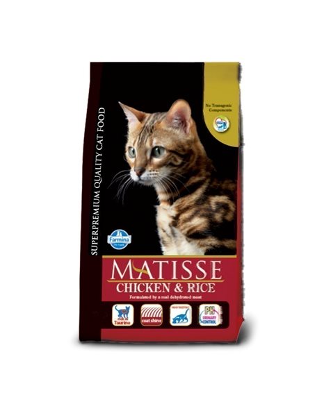 Matisse Για Ενήλικες Γάτες Με Κοτόπουλο Και Ρύζι 10kg